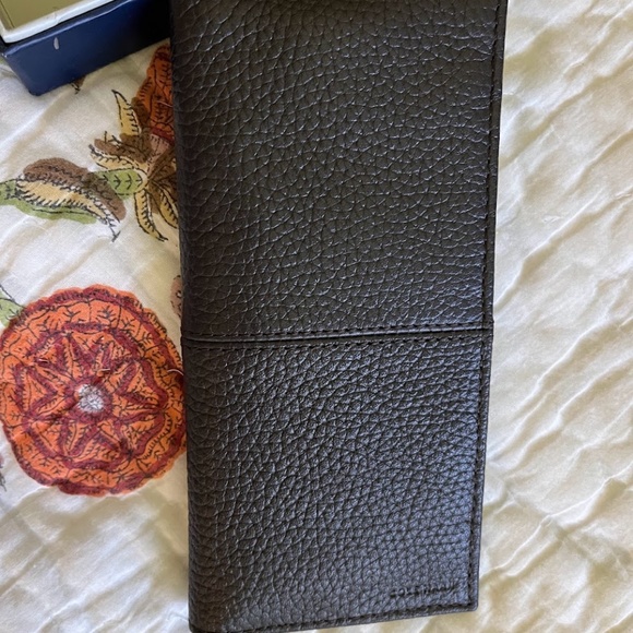 Cole Haan Black and Brown Leather Wallets - Picture 4 of 6